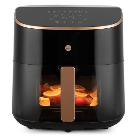 Freidora de Aire Wilfa Dualfry Split 8L 2200W Doble Resistencia Ventana