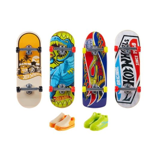 Multipack Hot Wheels Skate Action Pack 4 Skates Tony Hawk