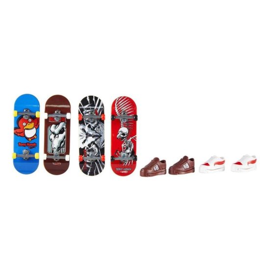 Multipack Hot Wheels Skate Action Pack 4 Skates Tony Hawk
