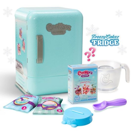 Brinquedo interativo Moose Toys Cookeez Makery Freezy Cakez multicolorido sonoro