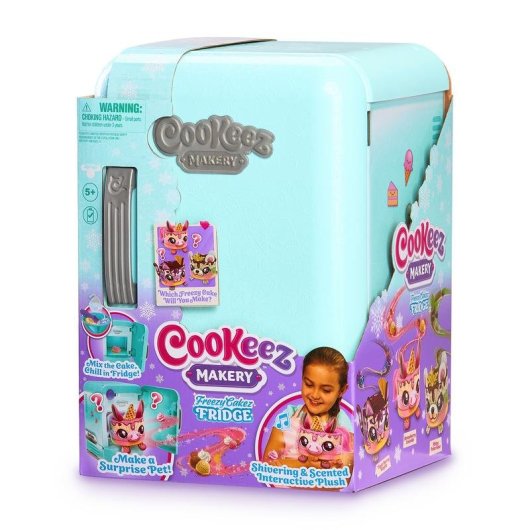 Brinquedo interativo Moose Toys Cookeez Makery Freezy Cakez multicolorido sonoro