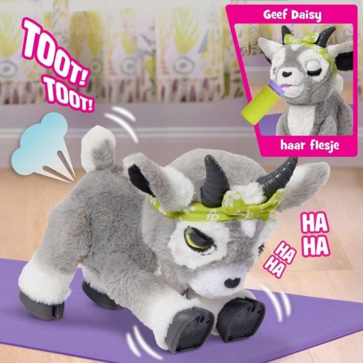 Giocattolo interattivo FurReal Daisy Capra Yoga sonoro multicolore