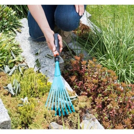 Rastrillo plano GARDENA Combisystem 12 cm Acero