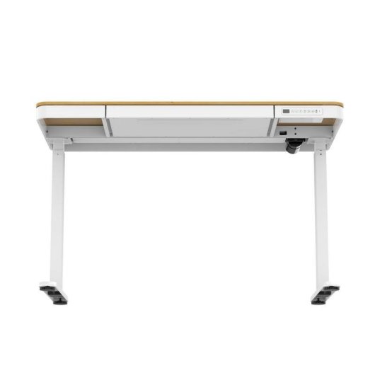 Escritorio regulavel eletrico Activejet ET119W-C 140x70 branco madeira
