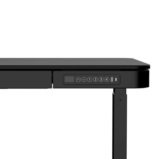 Bureau reglable electrique Activejet ET119W-C 140x70 USB Noir