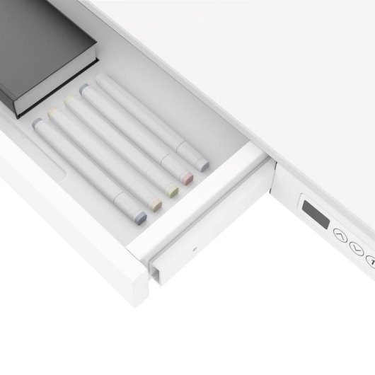 Scrivania Activejet ET119W-C 140x70 cm regolabile elettrica bianca