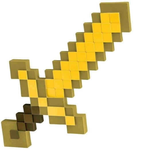 Espada de Disfraz Disguise Minecraft Dorada 50 cm