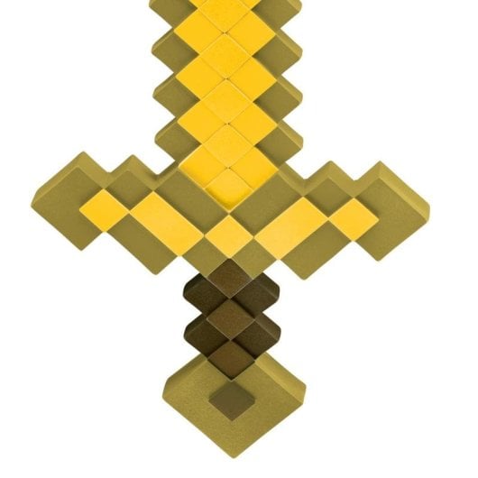 Espada de Disfraz Disguise Minecraft Dorada 50 cm