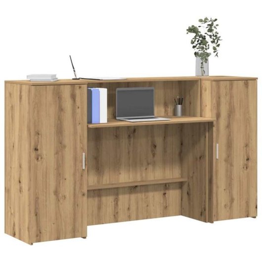 Comptoir d'accueil VidaXL Bois d'ingenierie 180 cm