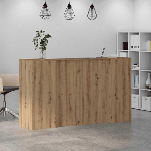 Comptoir d'accueil VidaXL Bois d'ingenierie 180 cm