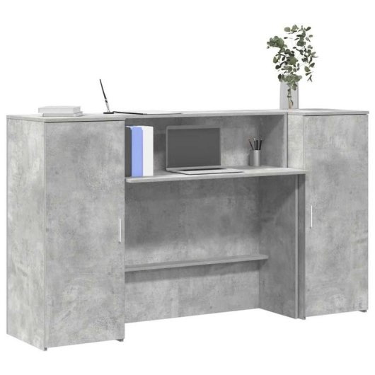 Comptoir d accueil VidaXL 3324208 Bois contreplaqué 180 x 50 cm