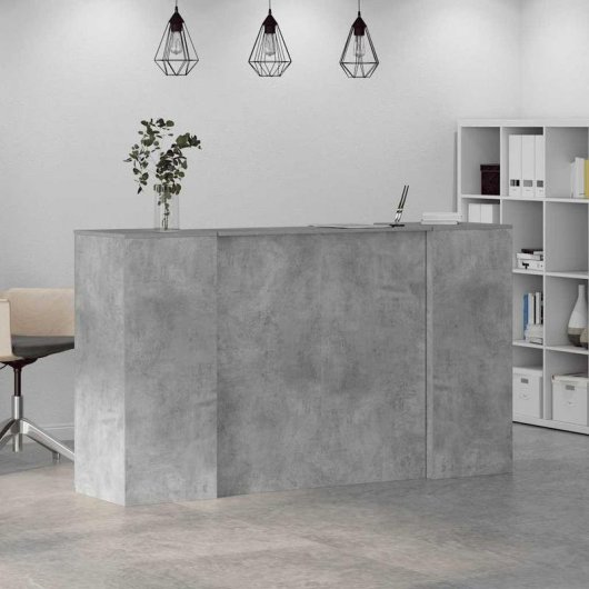 Comptoir d accueil VidaXL 3324208 Bois contreplaqué 180 x 50 cm