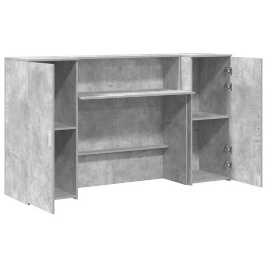 Comptoir d accueil VidaXL 3324208 Bois contreplaqué 180 x 50 cm