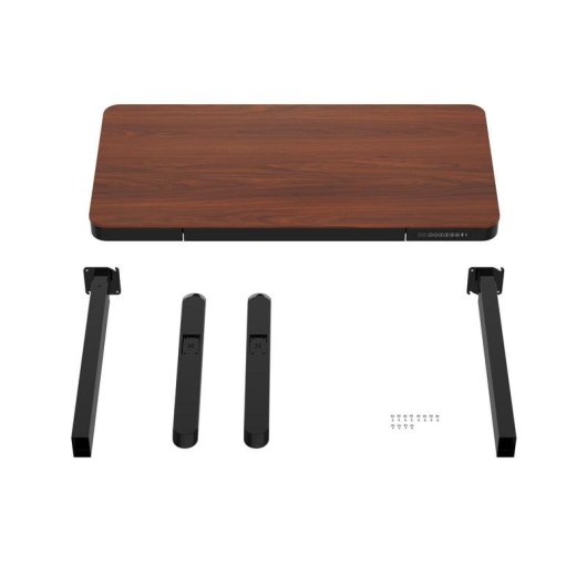 Escritorio regulable eléctrico Activejet ET119W-C 140x70 cm negro/nogal