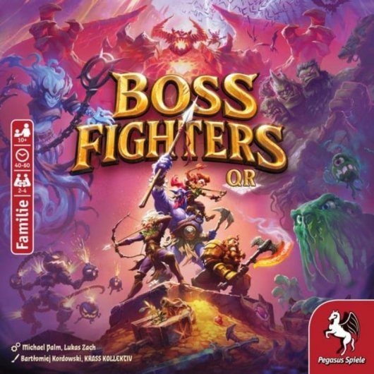 Juego de mesa Pegasus Boss Fighters QR cooperativo para 2-4 jugadores