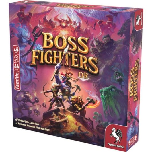 Juego de mesa Pegasus Boss Fighters QR cooperativo para 2-4 jugadores