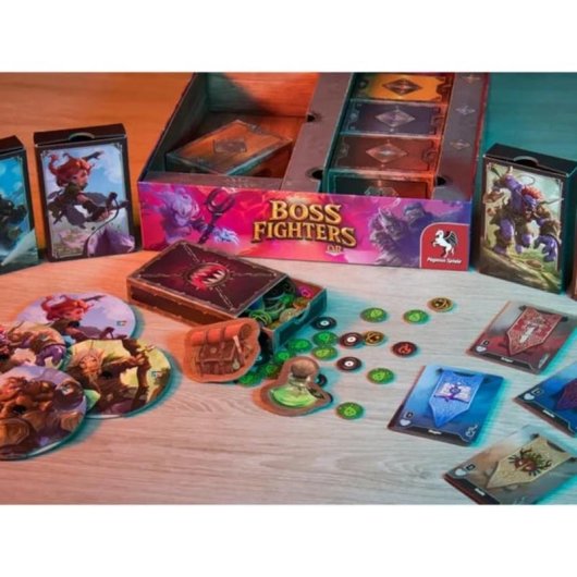 Juego de mesa Pegasus Boss Fighters QR cooperativo para 2-4 jugadores