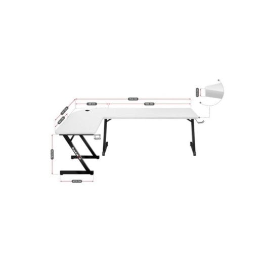 Mesa Gaming Huzaro Hero 7.0 154cm Aluminium und Carbonfaser mit Extras