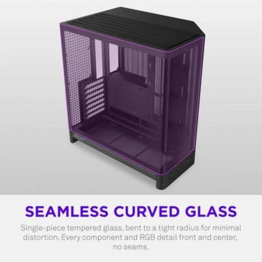 Caixa PC NZXT H6 RGB+ Preto Tour Midi ATX