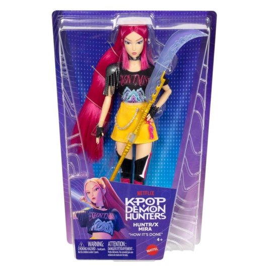 Bambola Mattel Mira Guerriere K-pop con Spada