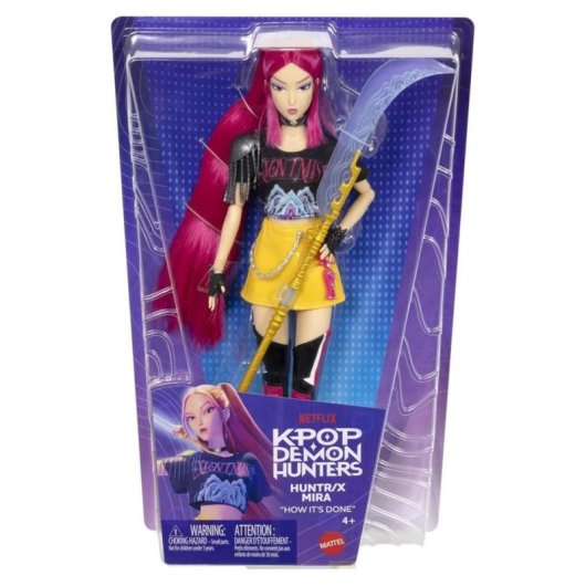 Bambola Mattel Mira Guerriere K-pop con Spada