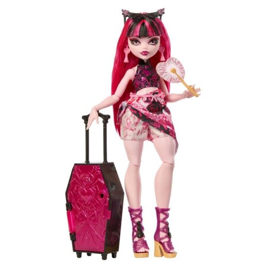 Puppe MATTEL Monster High Skulltimate Secrets Gore-geous Oasis Draculaura