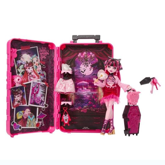 Puppe MATTEL Monster High Skulltimate Secrets Gore-geous Oasis Draculaura