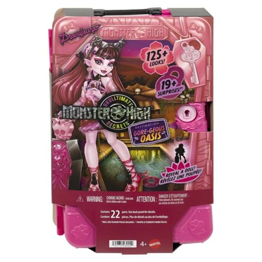 Puppe MATTEL Monster High Skulltimate Secrets Gore-geous Oasis Draculaura