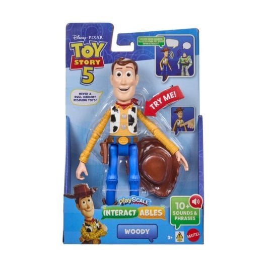 Figura interactiva parlante Mattel Toy Story 5 Woody 22,8 cm