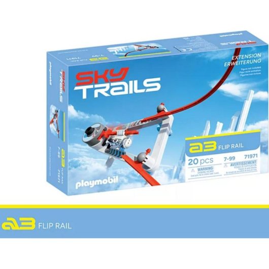 Expansao PLAYMOBIL SKY TRAILS Flip Rail para trilhos de alta velocidade