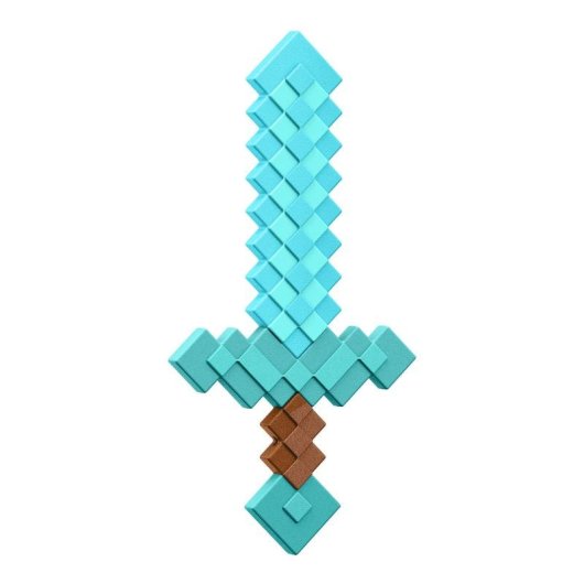 Espada de Juguete Matel Minecraft Espada de Diamante Infantil