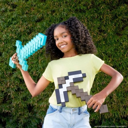 Espada de Juguete Matel Minecraft Espada de Diamante Infantil