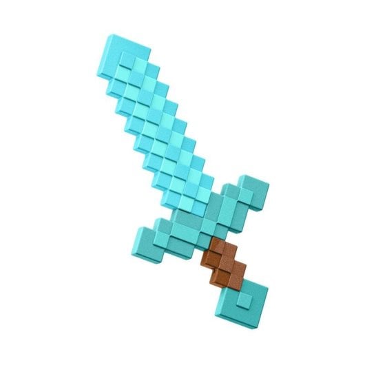Espada de Juguete Matel Minecraft Espada de Diamante Infantil