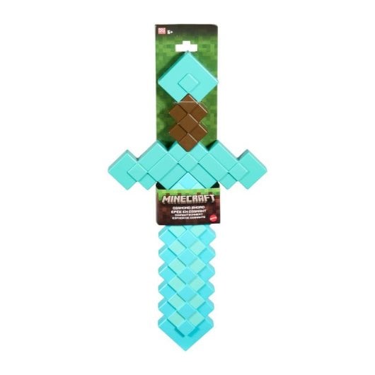 Espada de Juguete Matel Minecraft Espada de Diamante Infantil