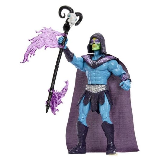 Figura de acción MATTEL Masters of the Universe Skeletor Ataque del Báculo Havoc 13,97 cm