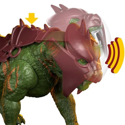 Figur Battle Cat Mattel mit Ton und Gelenken
