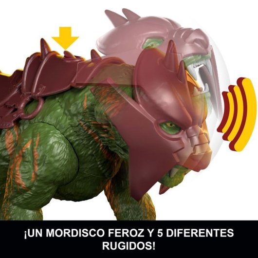 Figur Battle Cat Mattel mit Ton und Gelenken