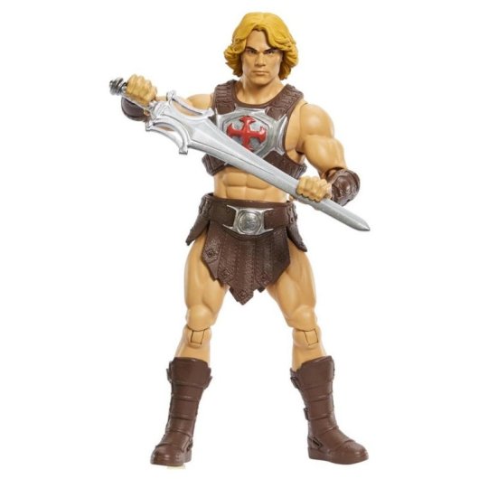 Figura de acción Mattel He-Man Masters of the Universe 13,97 cm con Espada del Poder