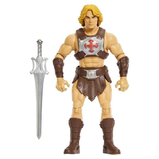 Figura de acción Mattel He-Man Masters of the Universe 13,97 cm con Espada del Poder