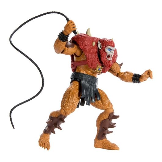 Figura de acción Mattel Masters of the Universe Beast Man 13,97 cm con látigo