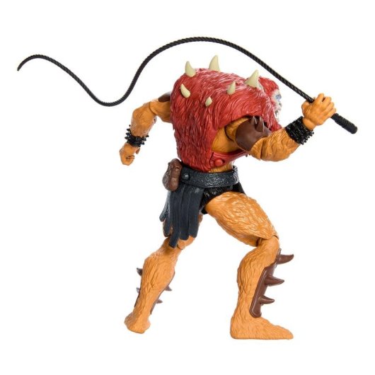 Figura de acción Mattel Masters of the Universe Beast Man 13,97 cm con látigo