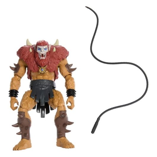 Figura de acción Mattel Masters of the Universe Beast Man 13,97 cm con látigo