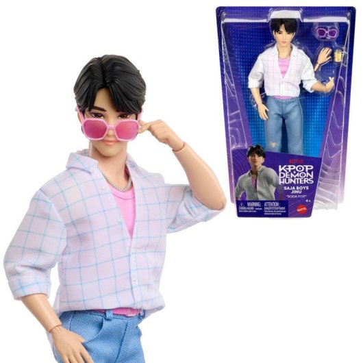 Boneco Mattel Jinu As Guerreiras K-pop 30,4 cm articulado