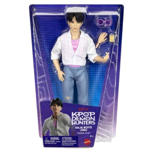 Boneco Mattel Jinu As Guerreiras K-pop 30,4 cm articulado