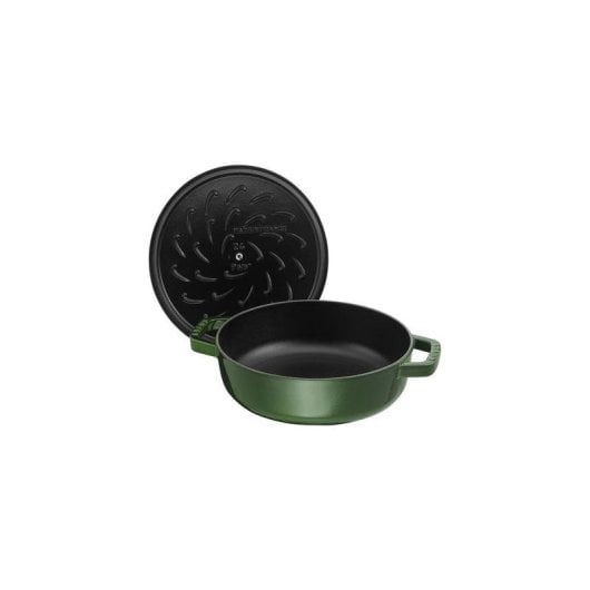 Olla Staub Braisers Esmalte Verde 28 cm