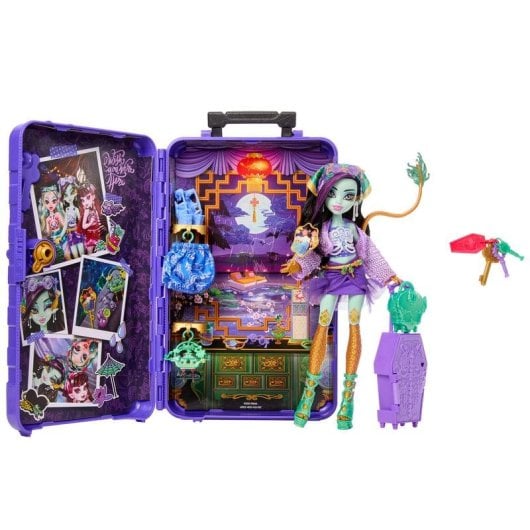 Muñeca Mattel Monster High Skulltimate Secrets Gore-geous Oasis Jinafire Long