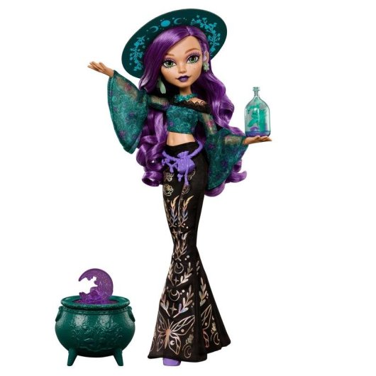 Bambola Monster High Willow Thorne Moonspell Magic Strega della Natura