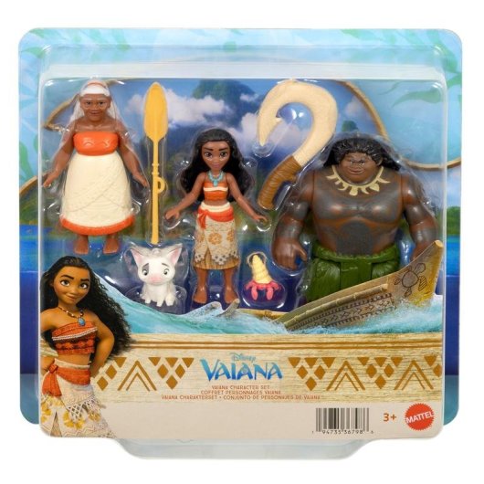 Bonecas Mattel Vaiana 2 Pack Conjunto de Personagens