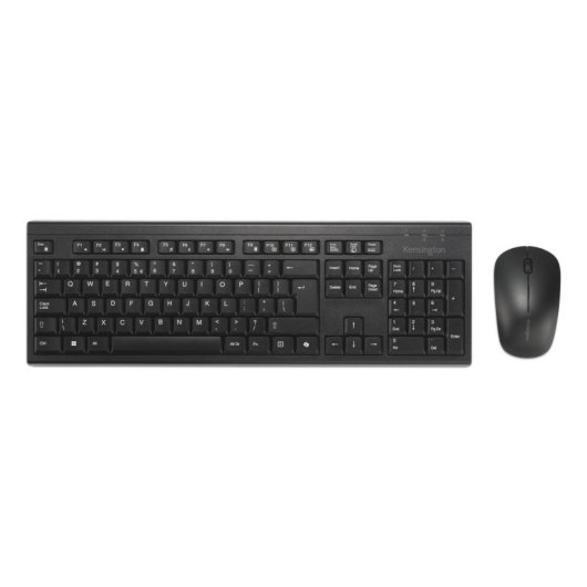 Tastiera Kensington KM270 EQ wireless ricaricabile nera completa con mouse silenzioso