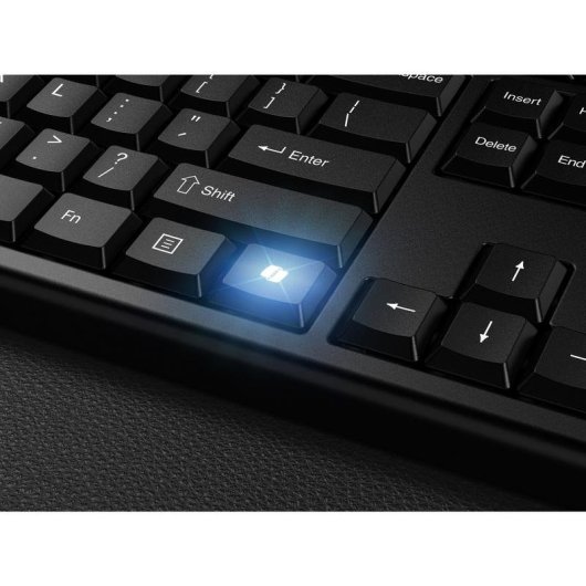 Tastiera Kensington KM270 EQ wireless ricaricabile nera completa con mouse silenzioso